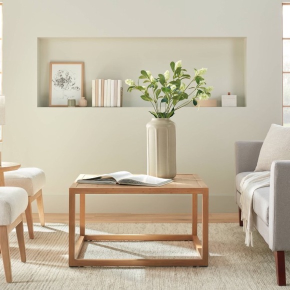 16" Faceted Ceramic Vase Taupe - Hearth & Hand™ with Magnolia - Picture 6 of 13